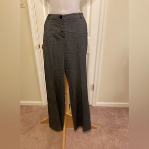 N.Y. & Co. - Woman’s (stretch) black & white pindot high rise pants, 10 …